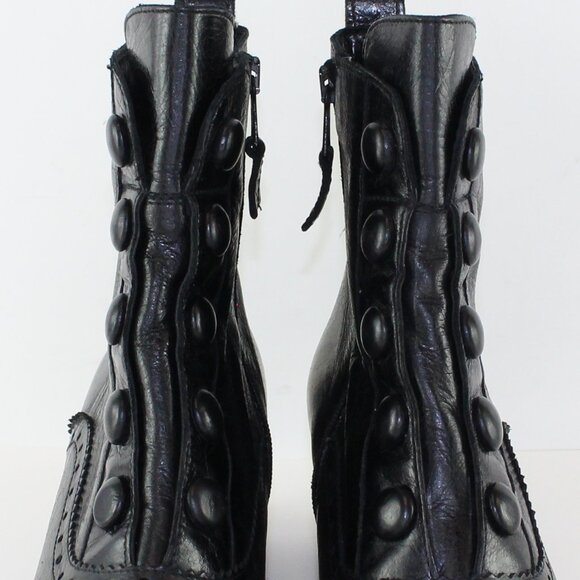 Miz Mooz Jozie Button Leather Booties Womens (EU 39/US 8.5) - Picture 7 of 11